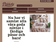 Tablet Screenshot of parrots.se